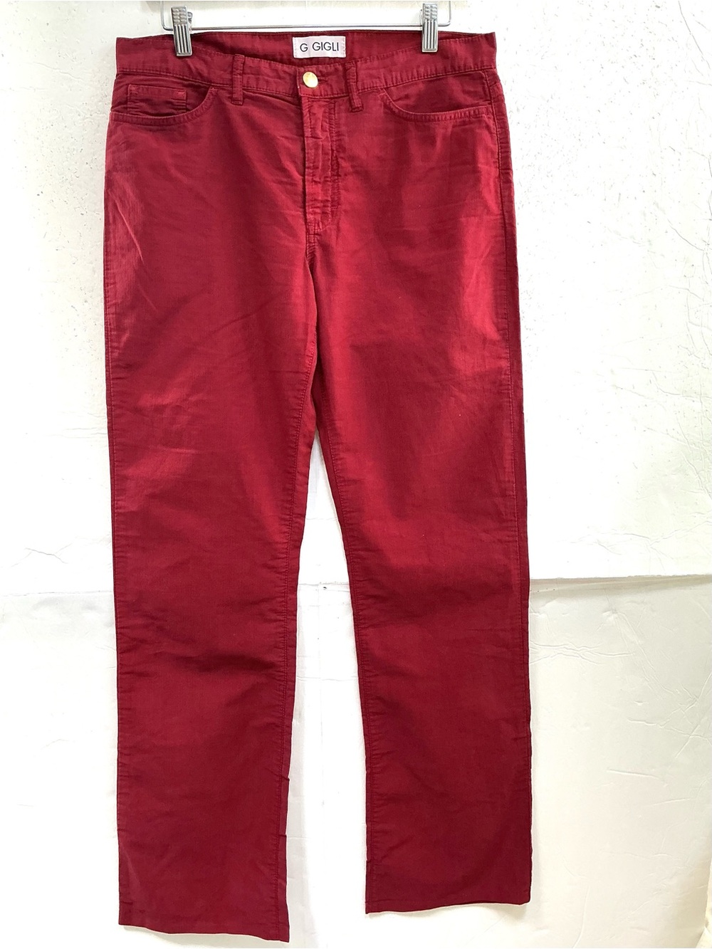 G GIGLI Straight Leg Jeans Italian Size 32 46, sz 10 US